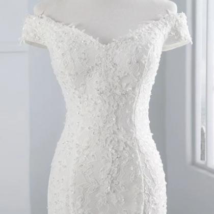Mermaid Wedding Dress, , Fairy Bridal Dress, Lace..