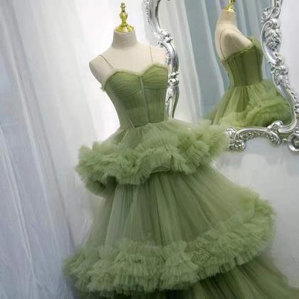 Strap Evening Dress, Luxury, Fairy, Socialite,..