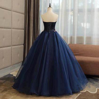 Colorful Tulle Wedding Dress, Strapless Party..