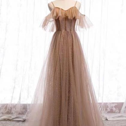 Spaghetti Strap Party Dress, Fairy Prom Dress,cute..