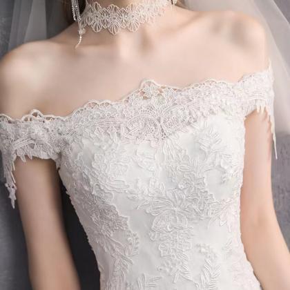 Mermaid Wedding Dress, Style,off Shoulder Bridal..