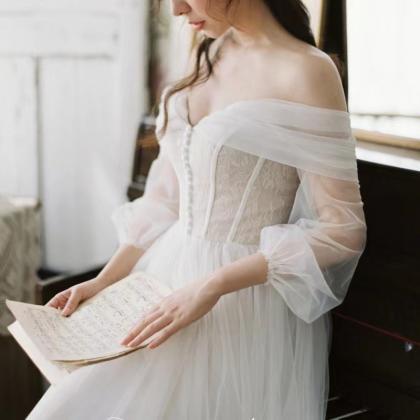 Super Fairy Simple Bridal Dress, Dream Vintage..
