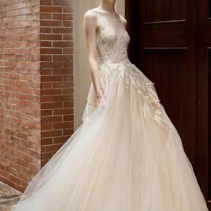 Sleeveless Bridal Dress, Dream Wedding..
