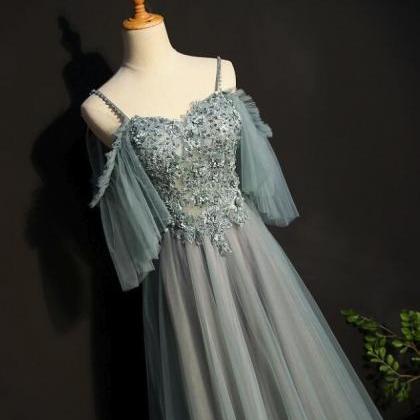 Charming Tulle Prom Dress,off Shoulder Fairy Party..