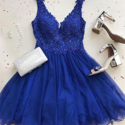 Royal Blue Party Dress,short Hoco Party Dresses..
