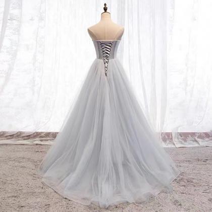 Strapless Prom Dress,elegant Party Dress,stylish..