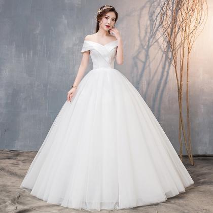 Princess Bridal Dress, Light Simple Atmospheric..