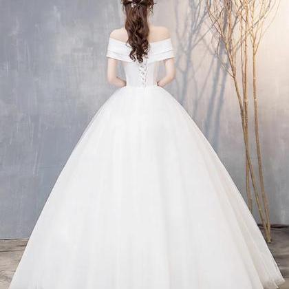 Princess Bridal Dress, Light Simple Atmospheric..