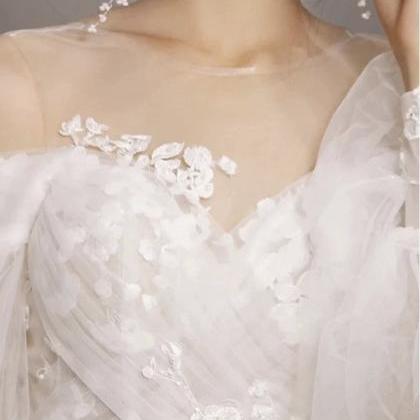 Tulle Wedding Dress , Bridal Princess Dress,..