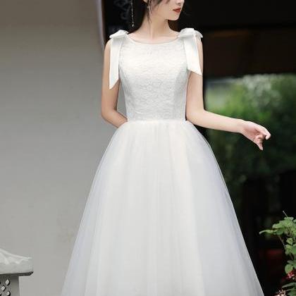Sleeveless Wedding Dress, Bride Wedding Dress,..