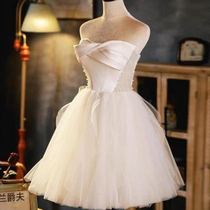 Strapless Prom Dress,chic Evening Dress,sweet..