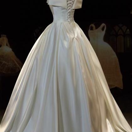Simple Wedding Dress, Elegant Wedding Dress, Off..