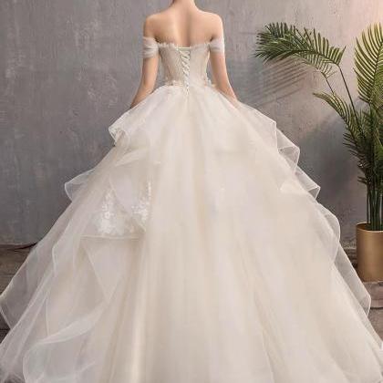 Strapless Wedding Dress, Bridal Wedding Dress,..