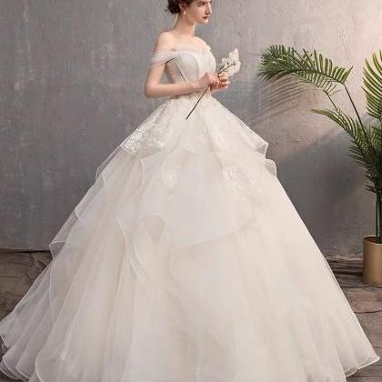Strapless Wedding Dress, Bridal Wedding Dress,..