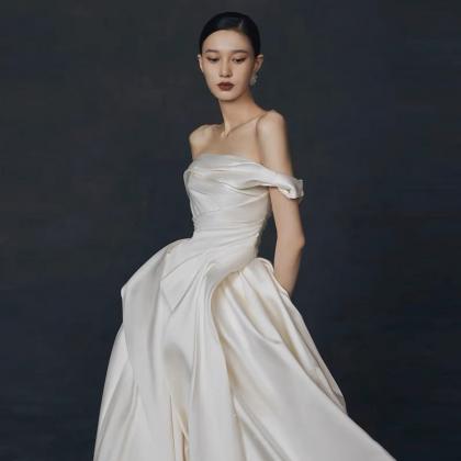 Bridal Wedding Dress, Satin High Quality Off..