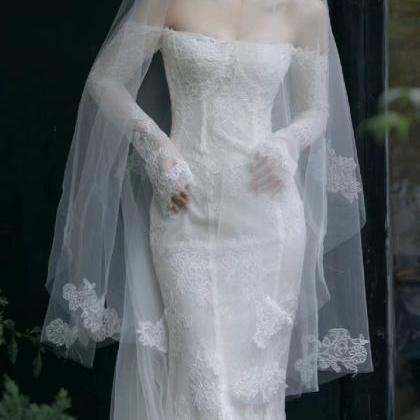 Deluxe Light Luxury Wedding Dress, Super Fairy..
