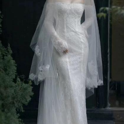Deluxe Light Luxury Wedding Dress, Super Fairy..
