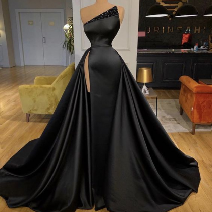 Strapless Wedding Guest Dress Black Dress Sexy..