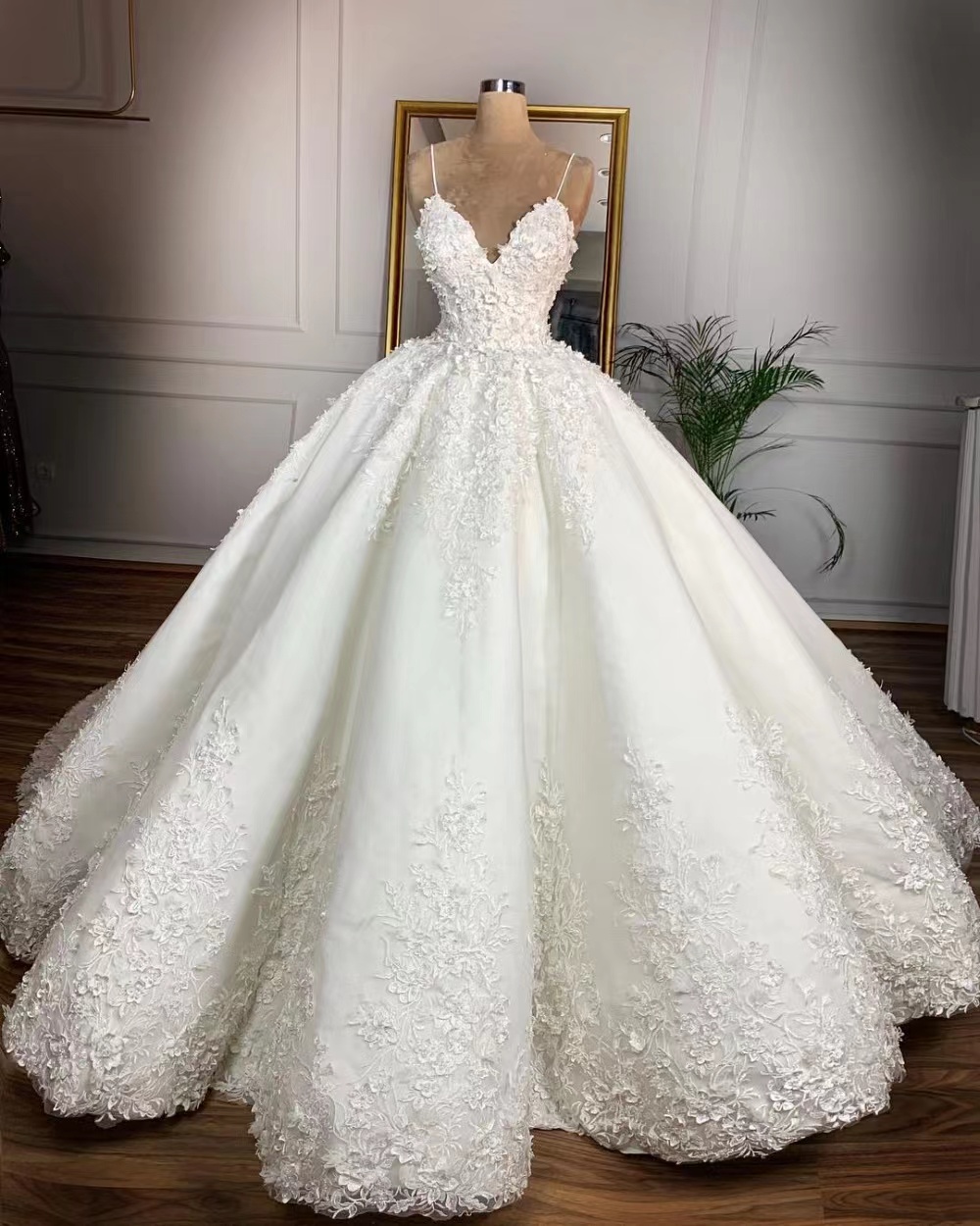Make beautiful bridal dress by using our embroidery silk organza fabric