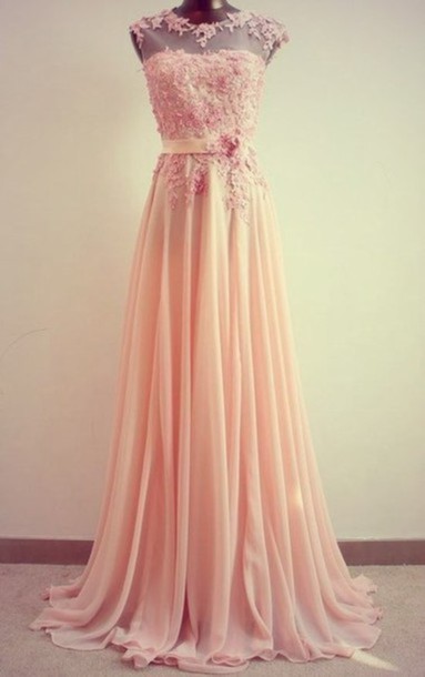 Pink Lace Floor Length Prom Dresses, Long Pink Birdesmaid Dresses, Lace Formal Dresses, Handmade Prom Dresses,handmade