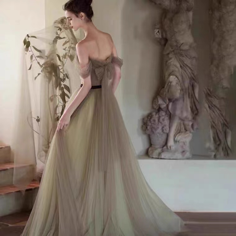 Green Olive Prue Dress