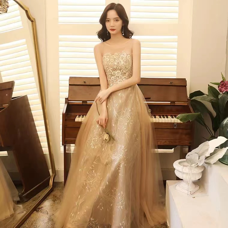 sexy brown birthday dress Sexy Prom Dresses Sleeveless Backless Prom Dress Birthday Outfits P384