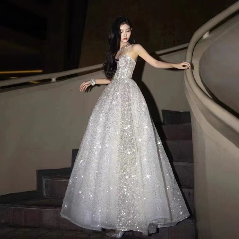 Colors Dress 2951 size 2 Black Sequin Prom Dress Long Fitted Glitter V –  Glass Slipper Formals