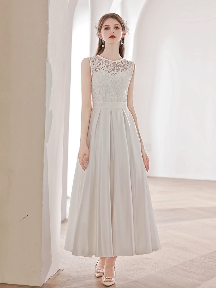 Cap Sleeve Wedding Dress,bride Wedding Dress, Cute Party Dress,temperament Simple Wedding Dress, Sweet Bridal Dress,handmade