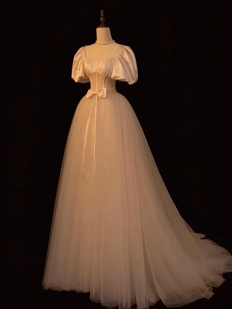 Fairy Wedding Dress, Dream Wedding Dress, Strapless Bridal Dress,custom Made