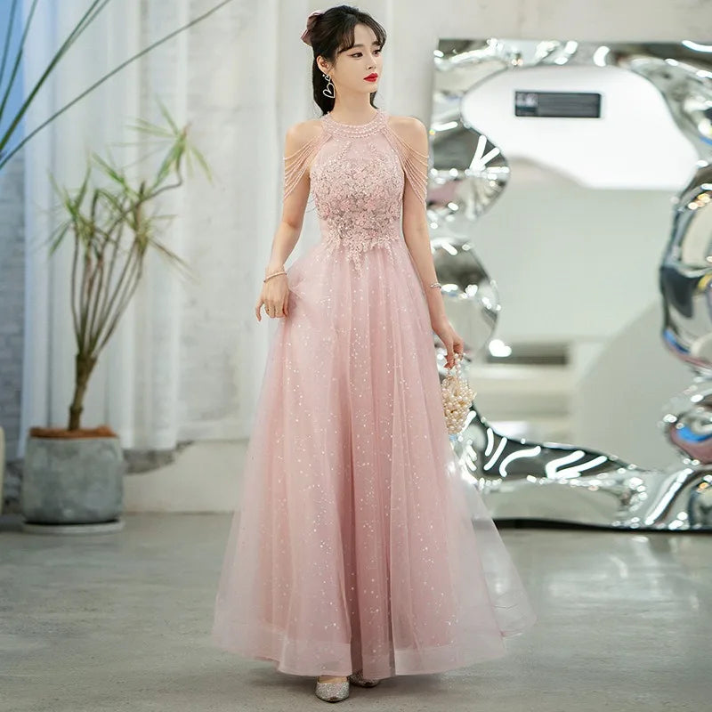 pink tulle overlay dress Pink Petals Tulle Dress Teuta Matoshi