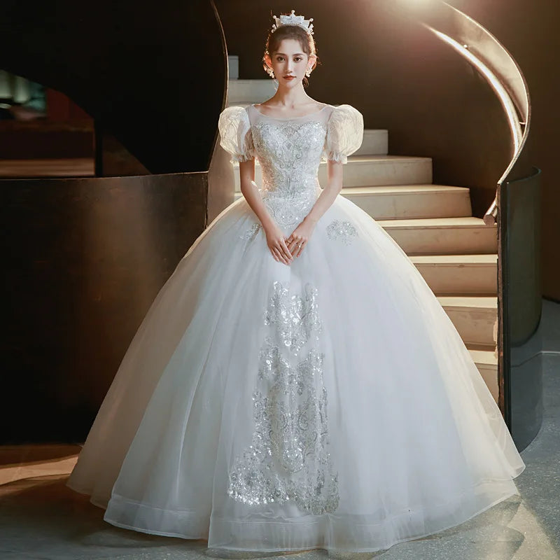 mint green and white lace dress Glam White and Mint Green Tulle with Lace Party Dress, Straps Formal D