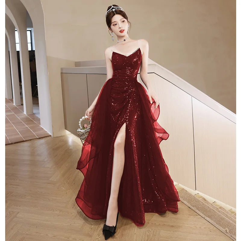 green emerald velvet dress Elegant Maroon Velvet Colorful Beaded Long Tulle Sleeve Henna Outfit Dress 40