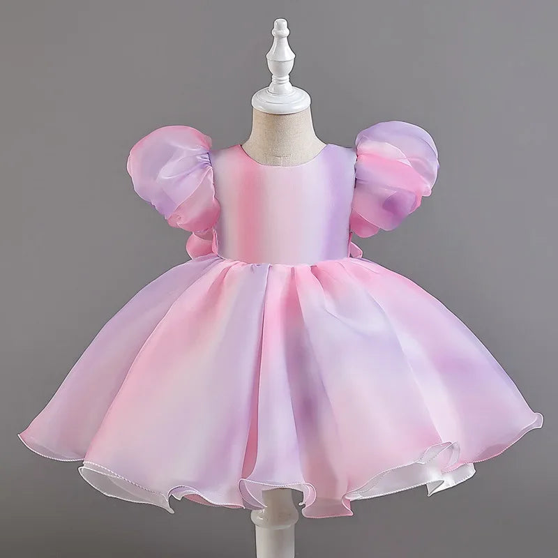 Magical Pastel Puff Sleeve Princess Dress on Luulla