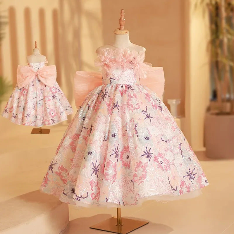 Elegant Floral Princess Birthday Party Dress on Luulla