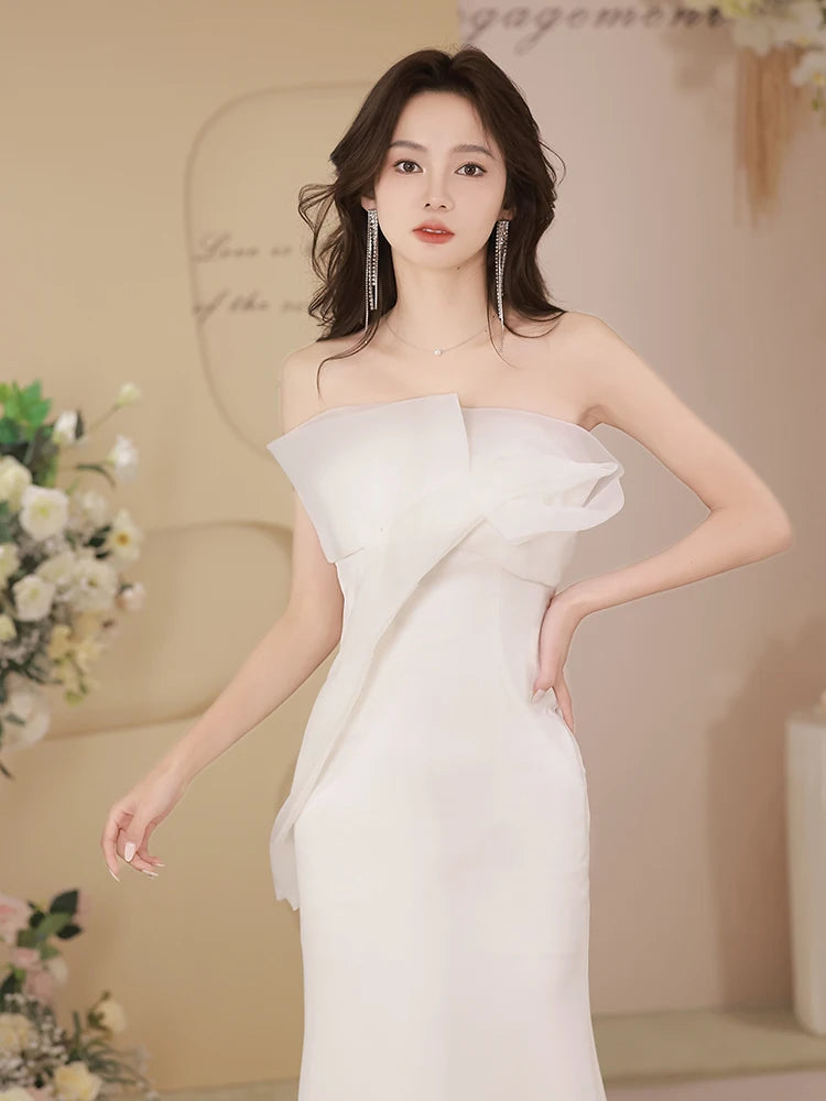 sachin and babi light blue dress Portia & Scarlett PS25460C Silver Nude Evening Gown – Timeless Eleganc –  MARIGOLD DRESSES main image 0