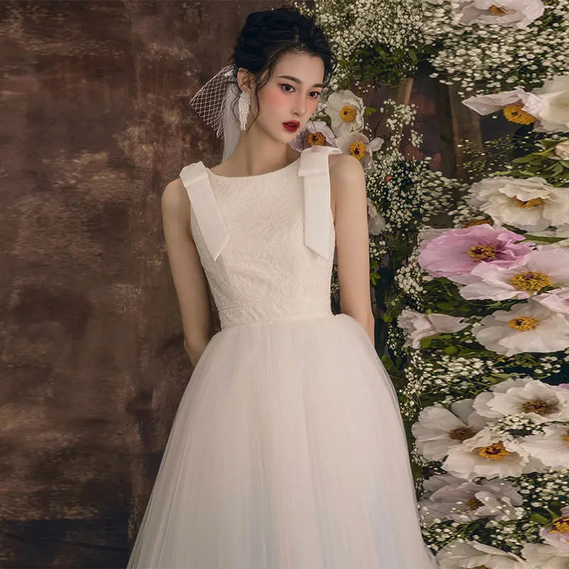 blush pink a line dress Blush Pink Long Prom Dress with Sheer Corset Blush / Medium main image 1