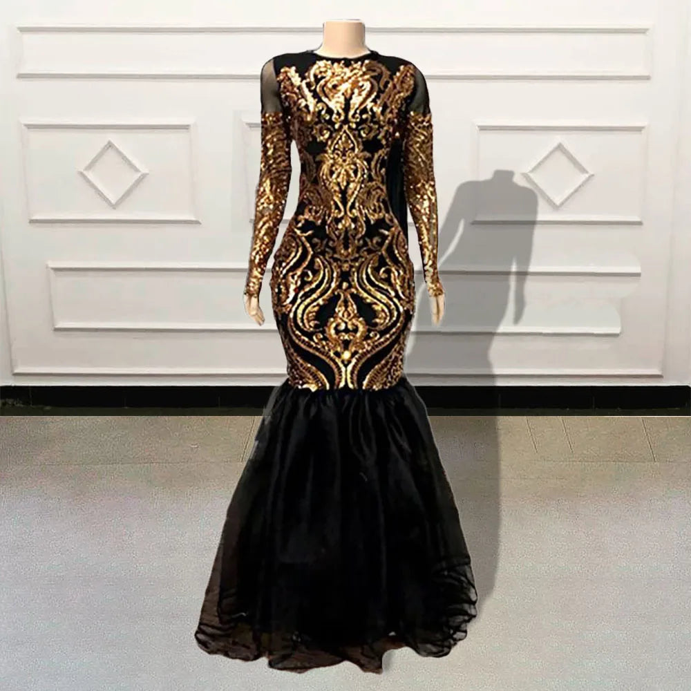 chinese dress ladies Mac Duggal Women's Embellished Crepe Gown with Chiffon Cape Sleeves - Black - Size 12 main image 1