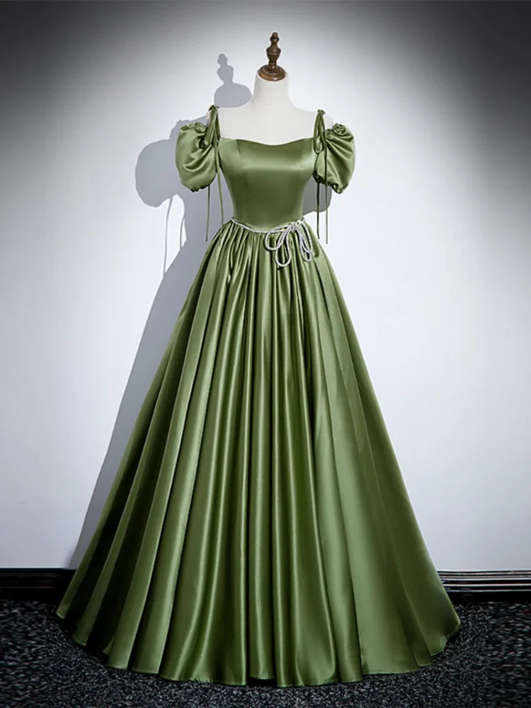 vintage green satin dress DSquared2 F/W 2005 Open Back Emerald Green Silk Dress – The Kit Vintage main image 1