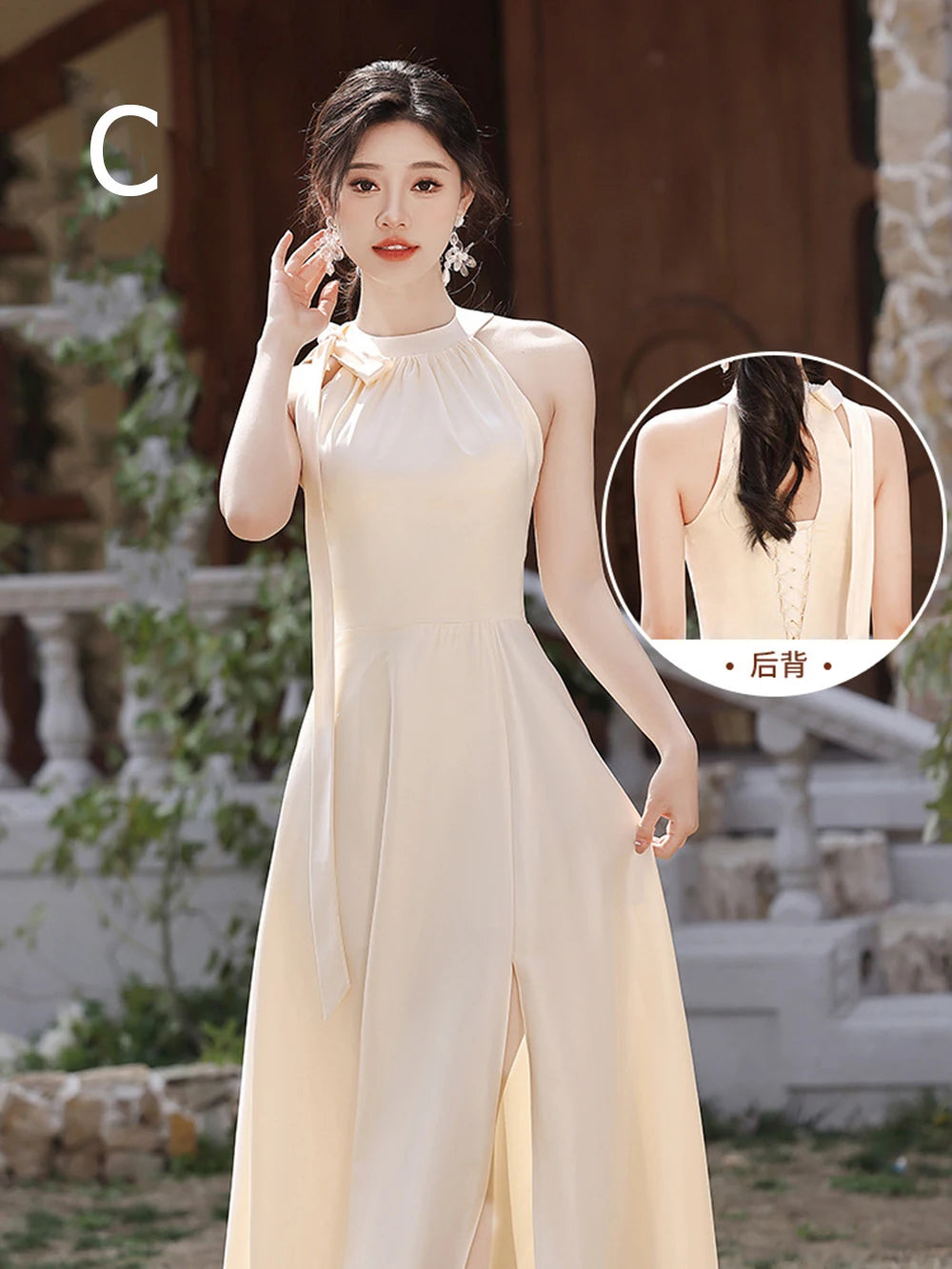 Chic Off-shoulder Floral Bridesmaid Gown With Ruffles on Luulla