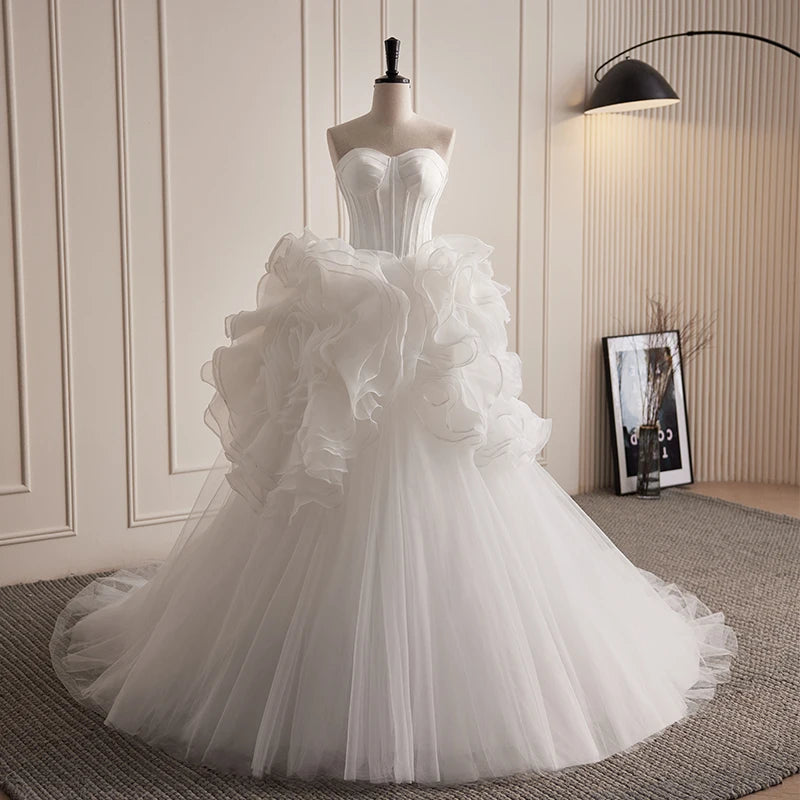 knee length dresses for ladies Double Layer Dress main image 0