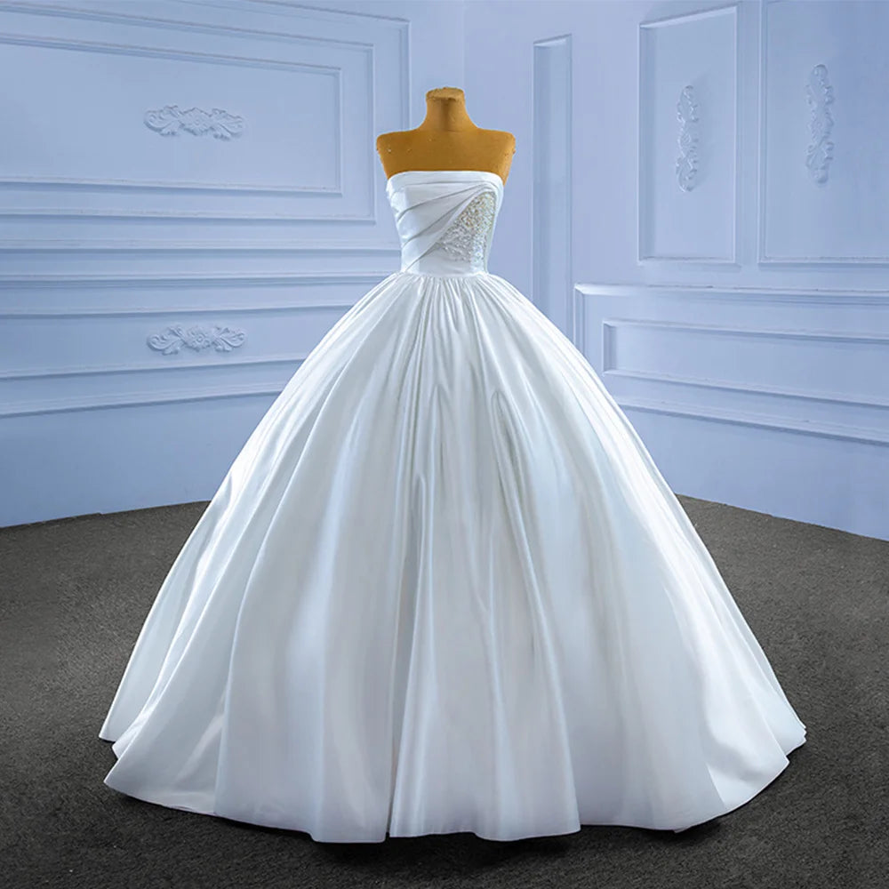 flared skirt wedding dress Casablanca Bridal 2043 size 10 Wedding Dress Ruffle Bridal Gown Strapless main image 0