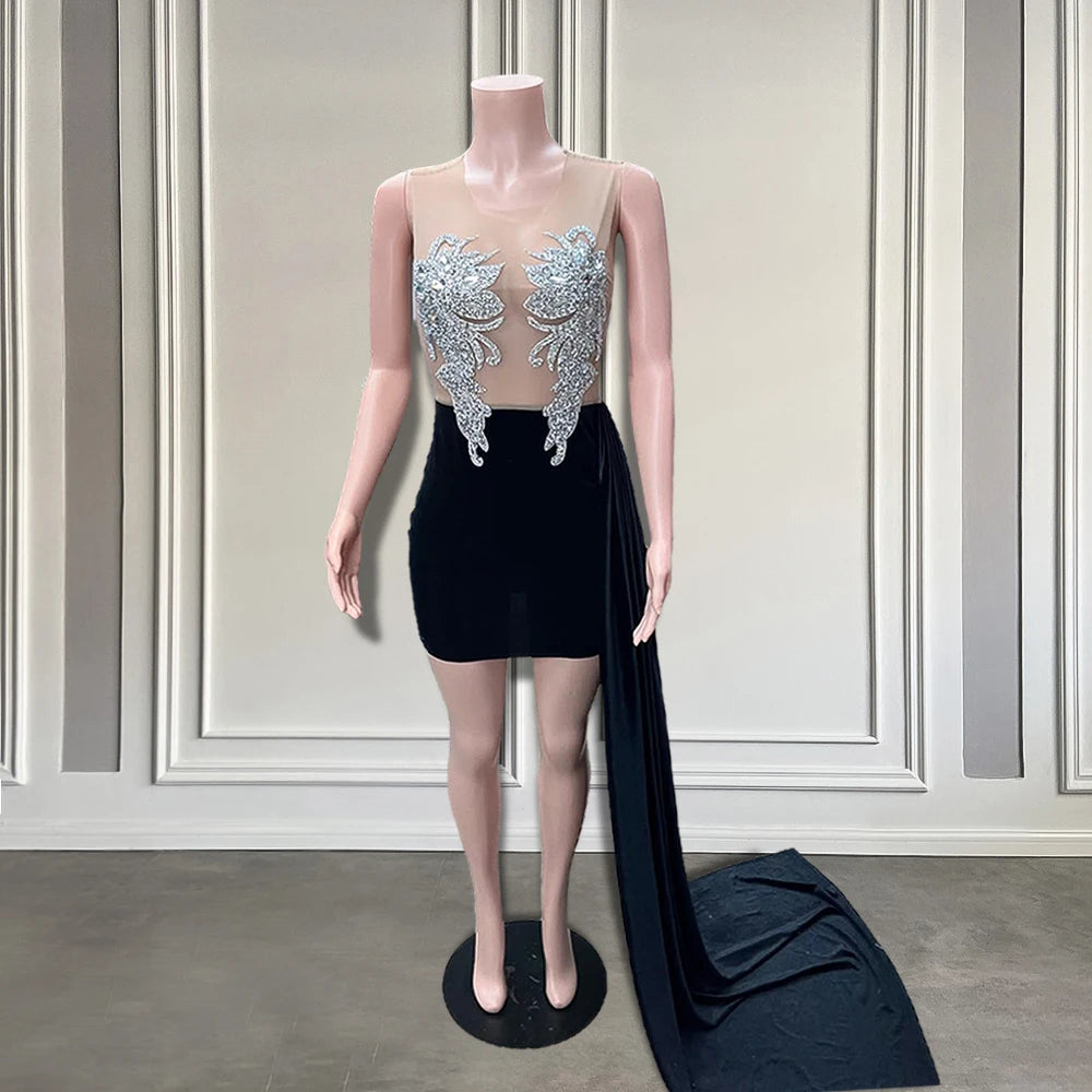 slim fit dress slacks Gold Sequin on Black Sheer Dress, Thigh-High Slits, Turtleneck – Kikimora  Fashion Store