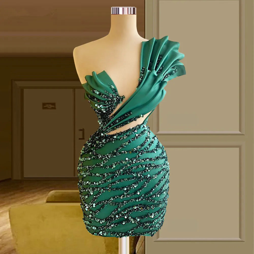 sachin and babi light blue dress Emerald Green Dress main image 0