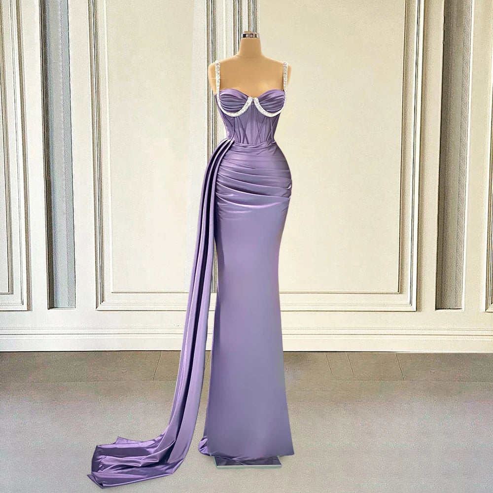 silk dress with diamond straps Ice Blue Satin Maxi Dress with Rhinestone cowl and straps