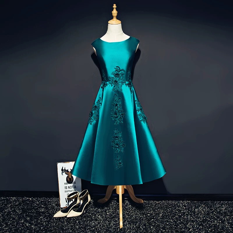 Noble Midi Dress, Cute Homecoming Dress, Simple Bridesmaid Dress, Graduation  Dress on Luulla
