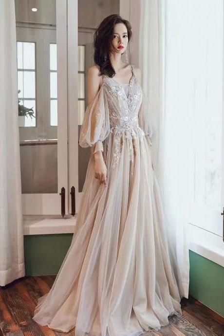 Temperament , luxury evening dress, high quality birthday dress, fairy princess dress,handmade ,JB0268