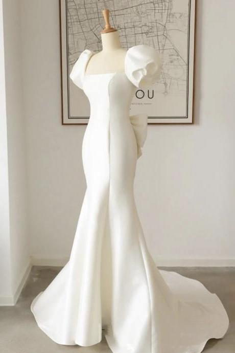 Off Shoulder Bridal Dress,white Wedding Dress,bodycon Bridal Dress,sexy Wedding Dress, ,handmade