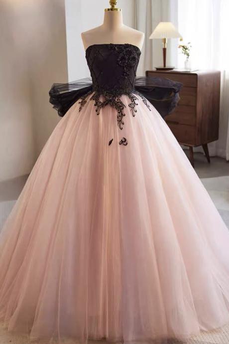 Strapeless Bridal Dress,senior Sense Evening Dress, Luxury Light Wedding Dress, Fairy Elegant Quinceanera Dress,handmade