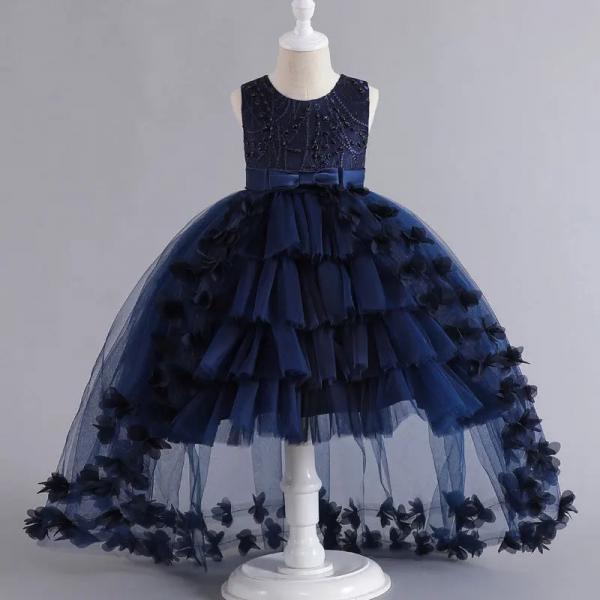 ワンピース EMBROIDERY TULLE TIERED DRESS Rhone Tiered Embroidered Tulle Gown | SHO