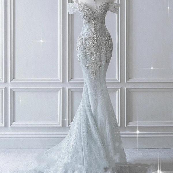 Lace Two Piece Mermaid Gown 5719 main image 1